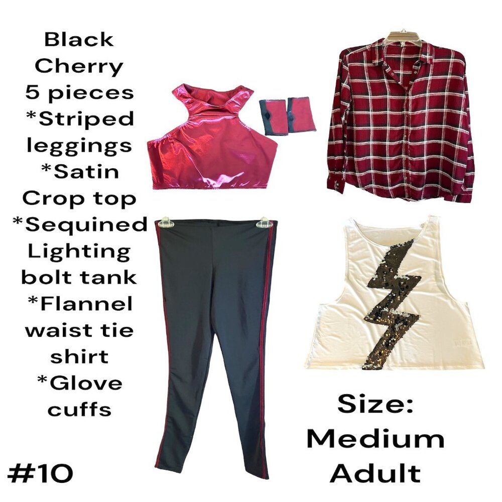 NEW Complete 5 Piece Hip Hop Costume